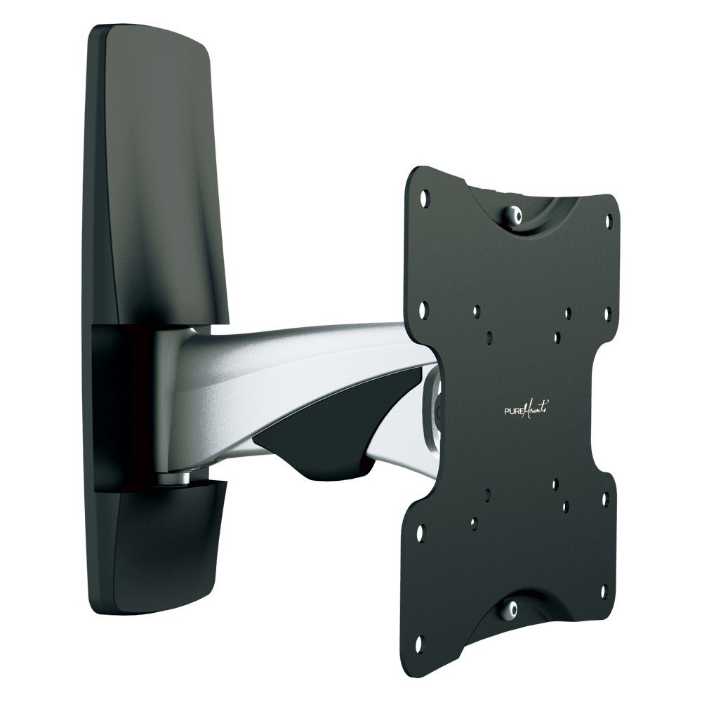 PureMounts PureMounts® - LCD Halterung PM-MOTION1-37 Neig- & Schwenkbar (90) TV-Wandhalterung