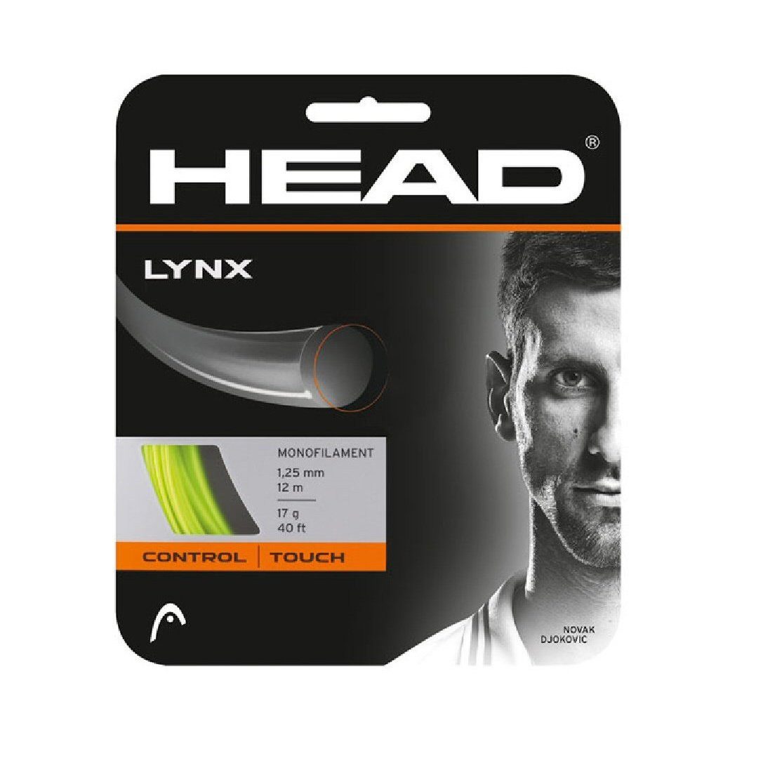 Tennissaite Lynx (Haltbarkeit) gelb 12m Set