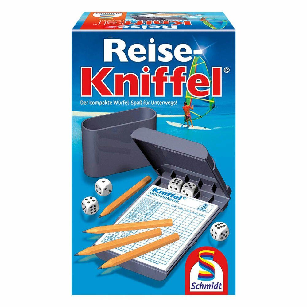 Schmidt Spiele Spiel, Reise-Kniffel mit Zusatzblock