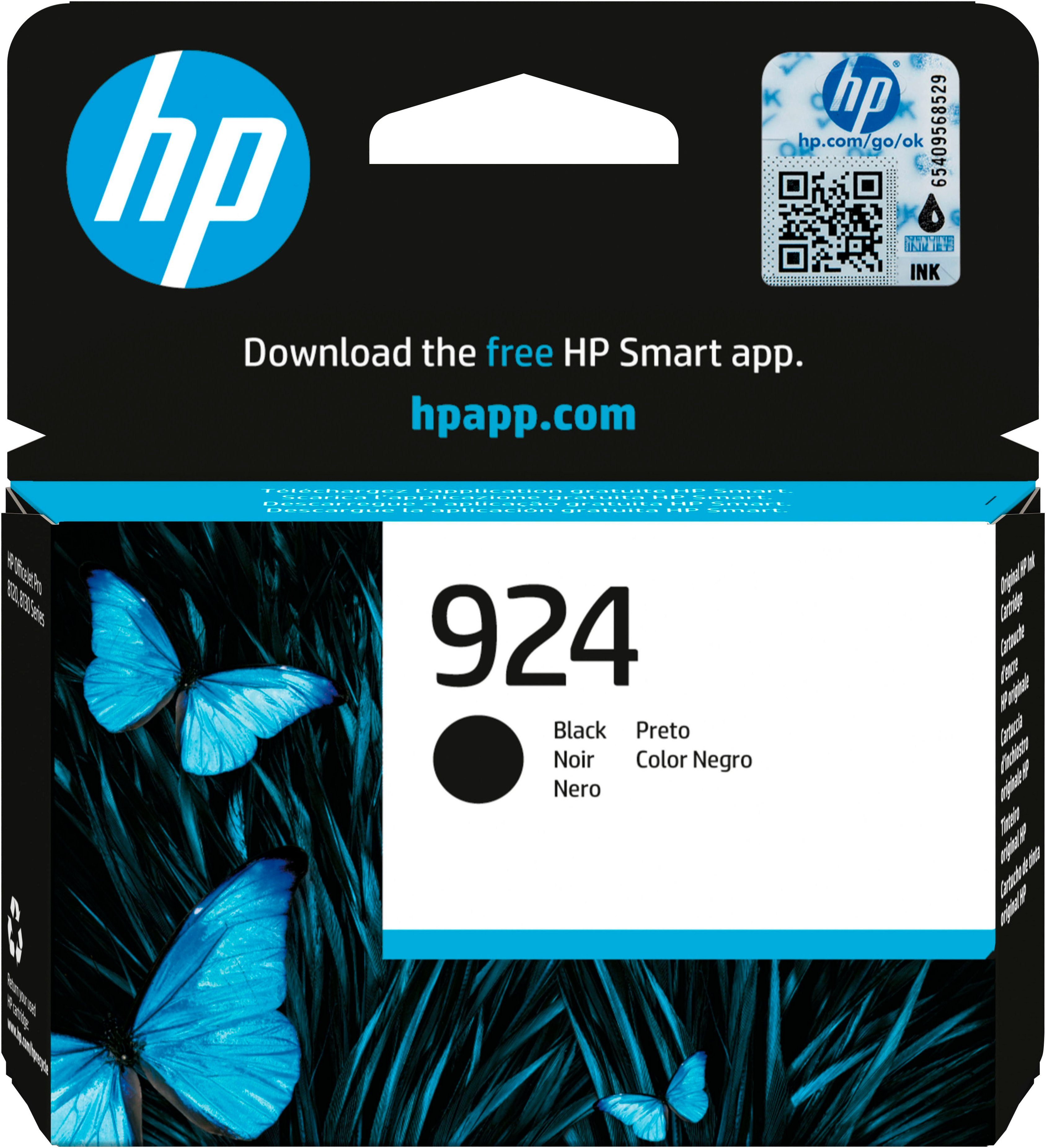 HP 924 Schwarz Original Ink Cartridge Tintenpatrone