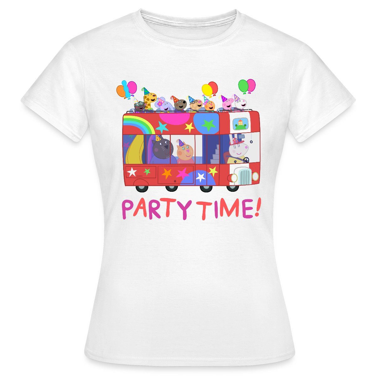 Spreadshirt T-Shirt Peppa Pig Design Party günstig online kaufen