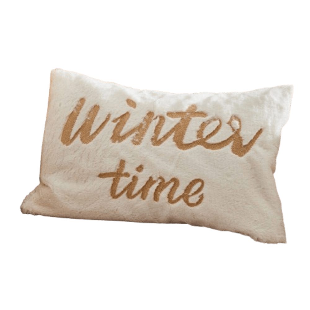 Home-trends24.de Kissenhülle Schriftzug Hülle Kissen Weiß günstig online kaufen