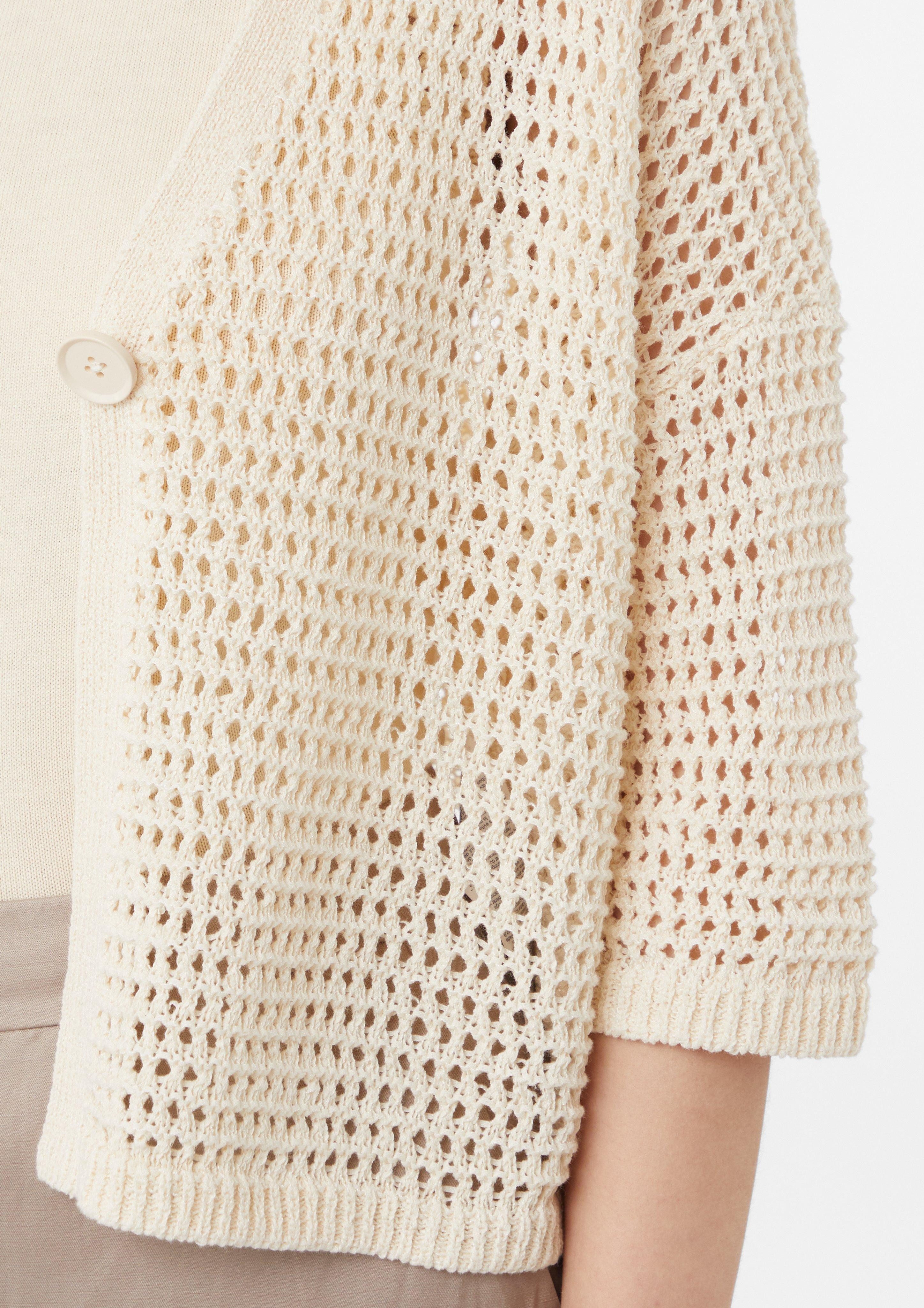 Comma Strickjacke Luftiger Cardigan im Boxy günstig online kaufen