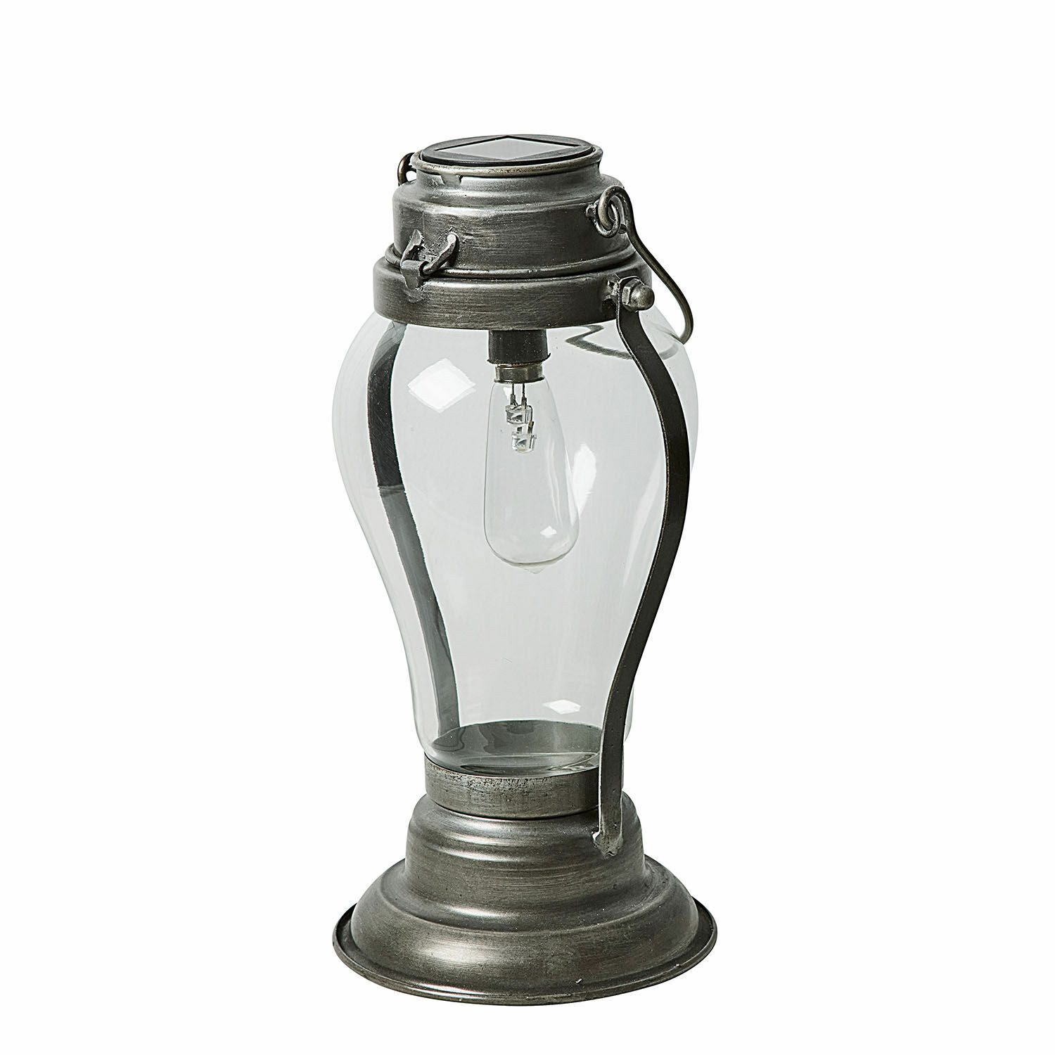 Mirabeau LED Laterne Solar-Laterne Melini antikgrau