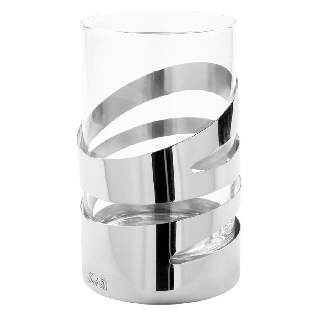Fink Kerzenhalter Windlicht Jazz mit Glasaufsatz (16,5cm)