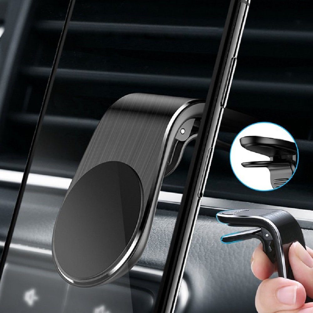 cofi1453 Smartphone-Halterung KFZ Magnet Lüftungsgitter Handy Halterung Lüftung Universal – Bild 2 von 5