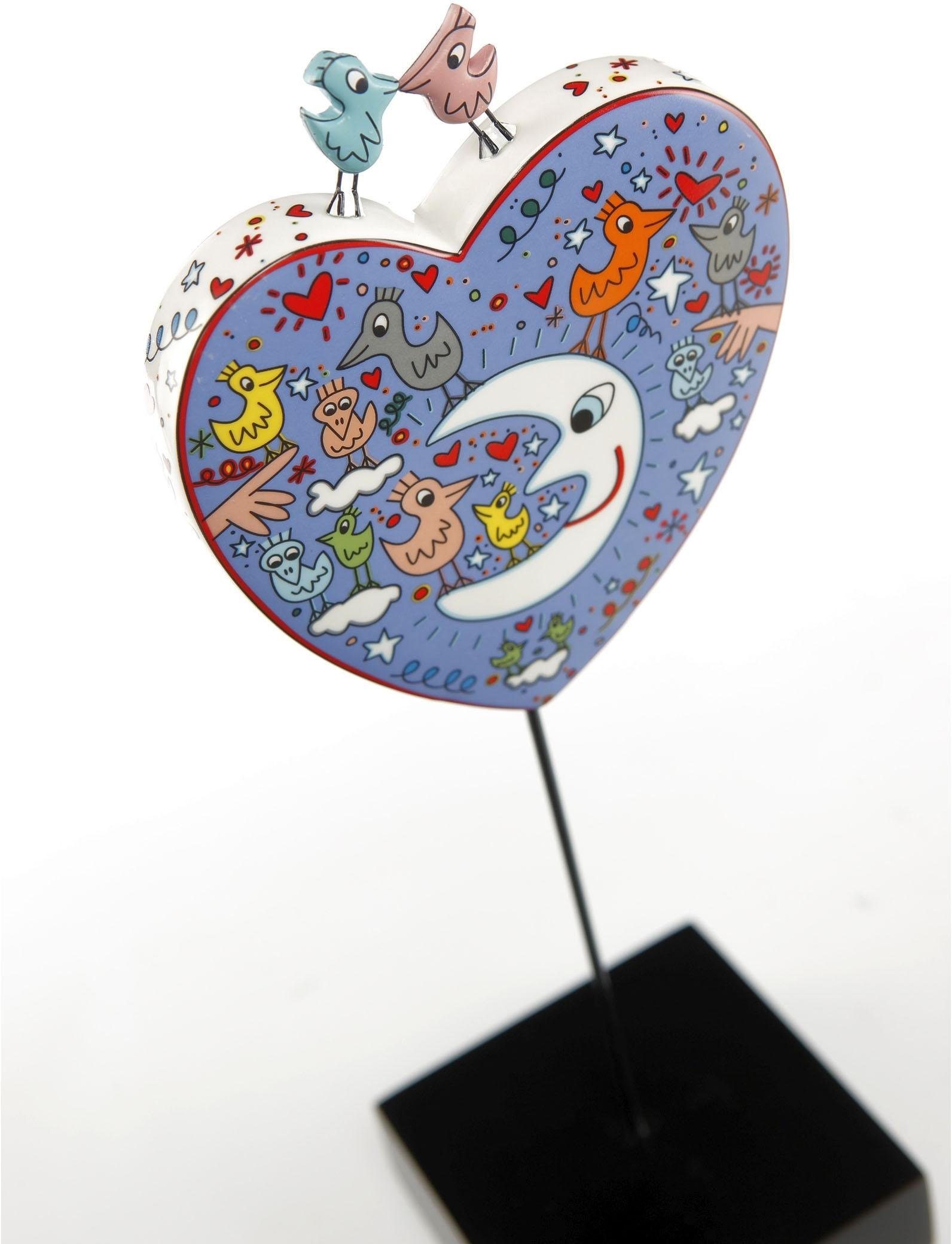 Goebel Dekofigur »Pop Art« (1 Stück), Birds Love the Moon-HomeTrends
