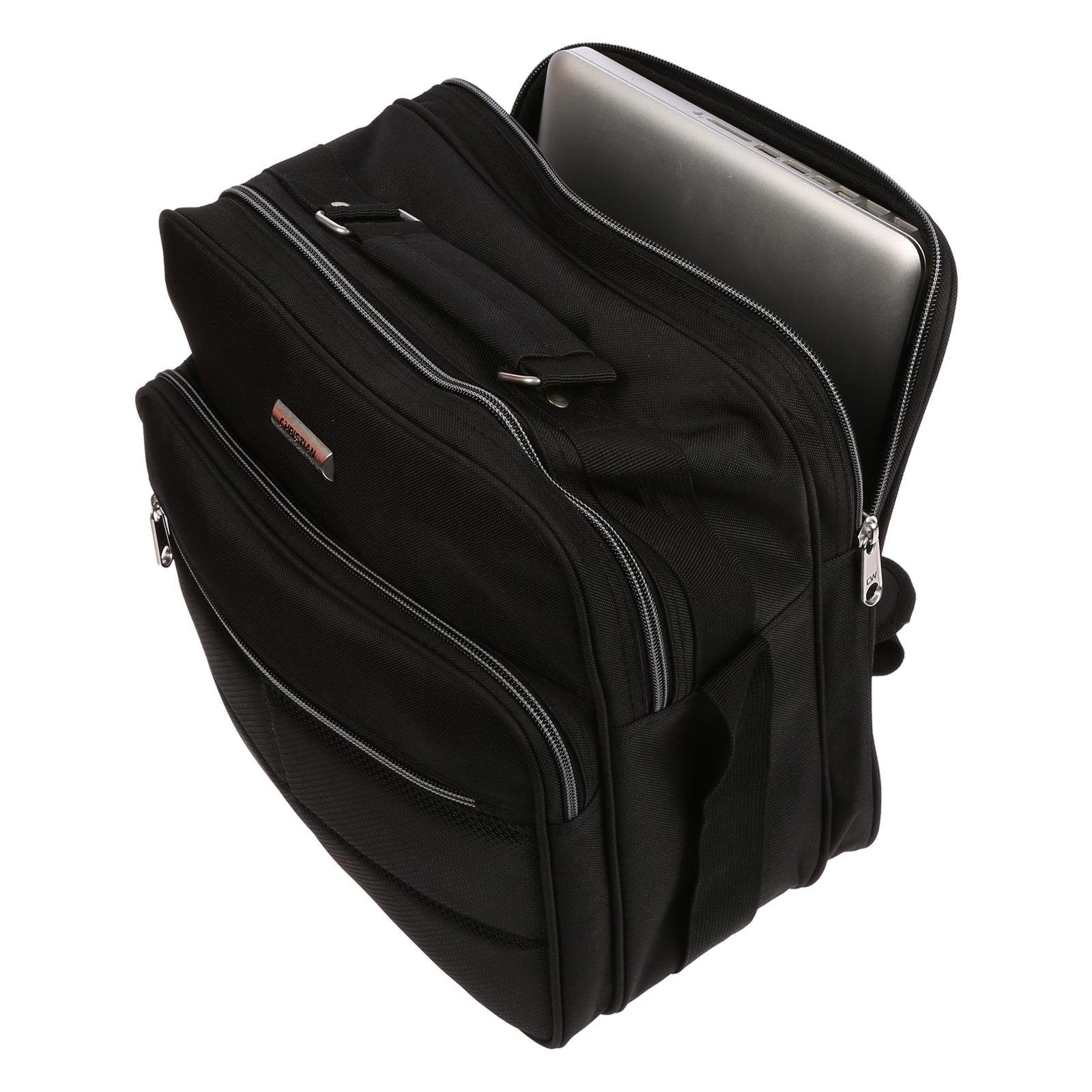 Christian Wippermann Umhängetasche Flugbegleiter Arbeitstasche Messenger Tasche Hochformat Herren (1 tlg), Messenger