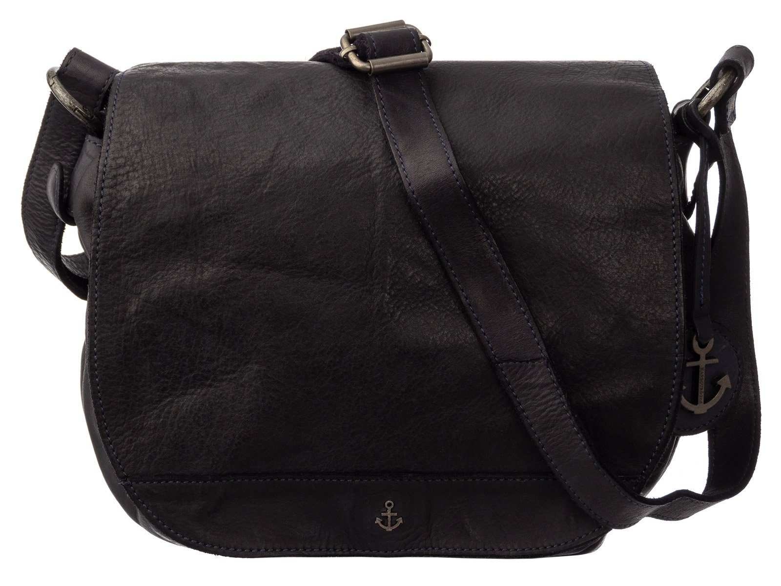 HARBOUR 2nd Schultertasche Lotta Anchor Love Saddlebag Überschlagtasche, Leder
