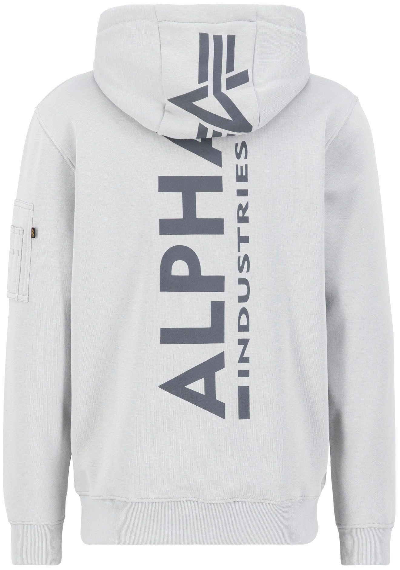 Alpha Industries Kapuzensweatshirt BACK PRINT HOODY Baumwollmischung, regular fit – Bild 3 von 4