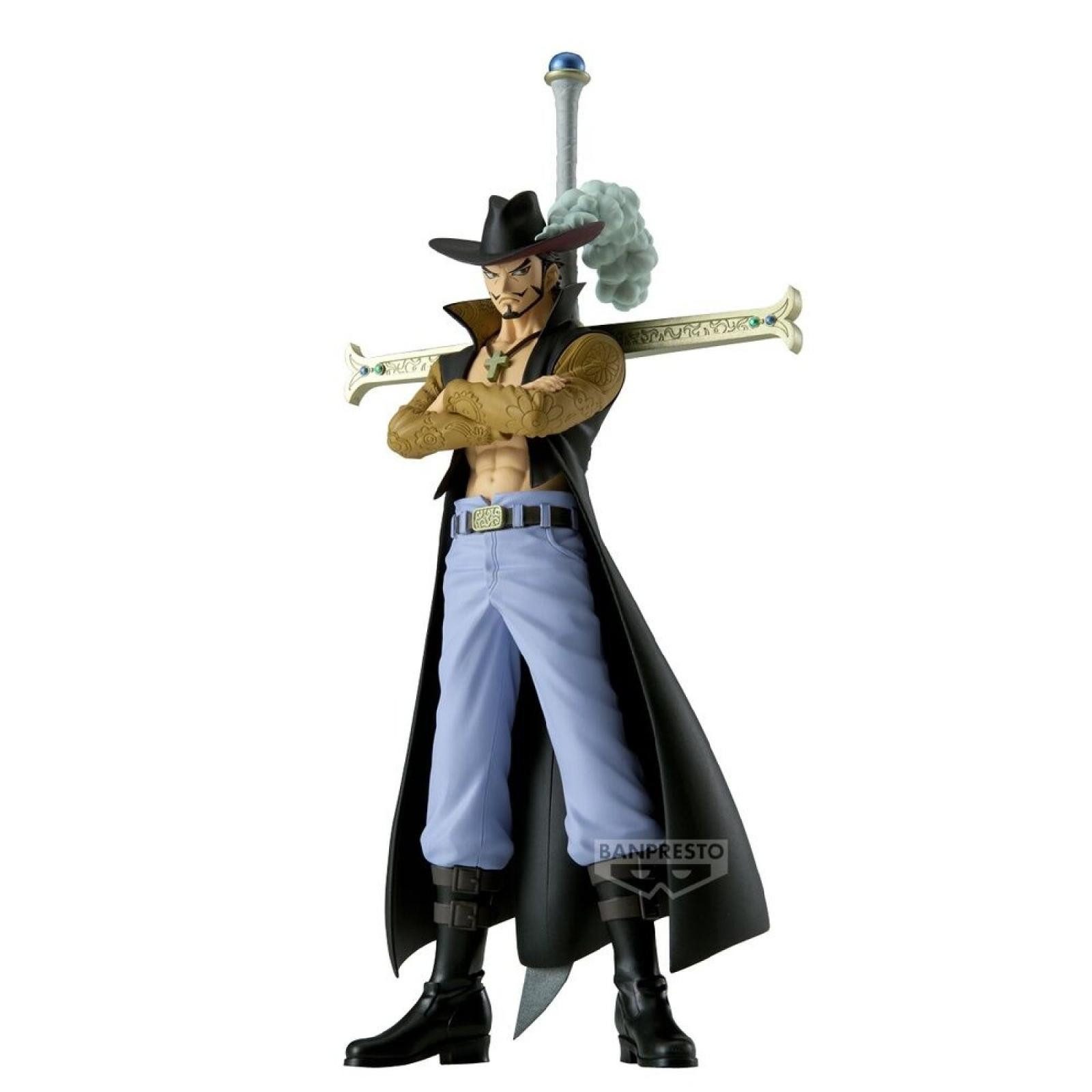 Banpresto Sammelfigur One Piece The Grandline Series Dracule Figur 17cm