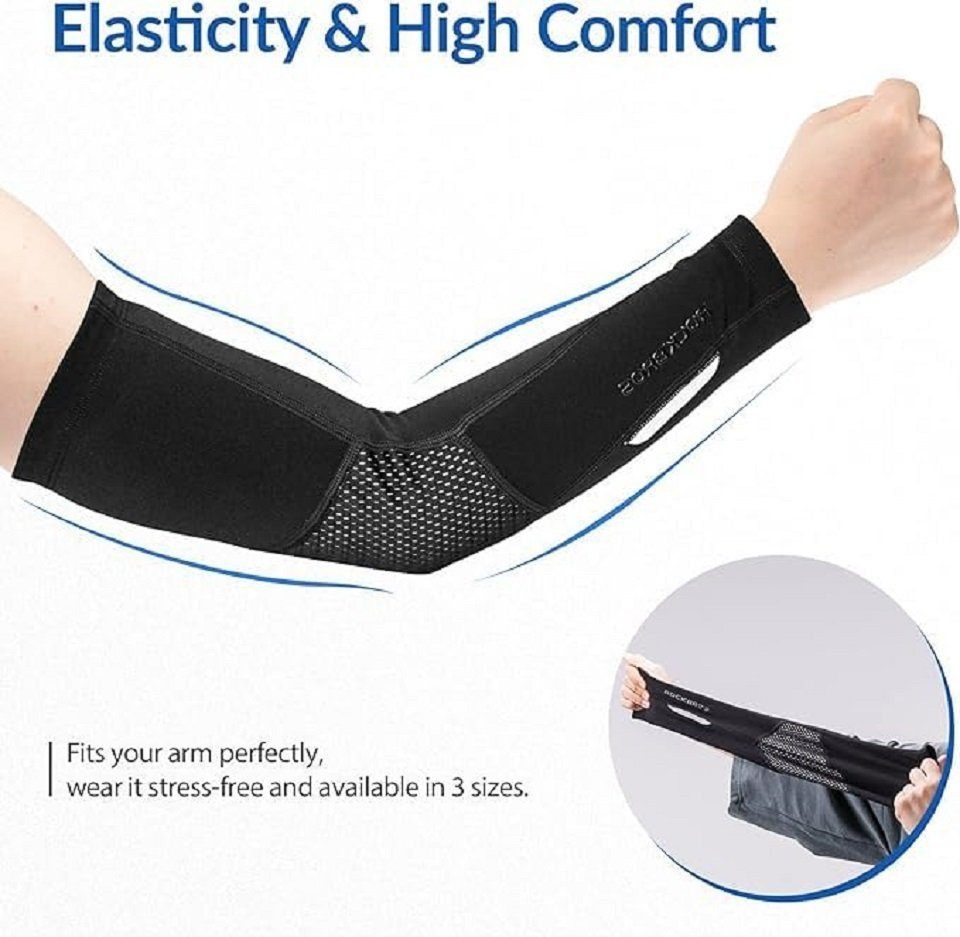ROCKBROS Armlinge Radsport Arm Sleeves (Winter Anti Rutschen Armwärmer Bein günstig online kaufen
