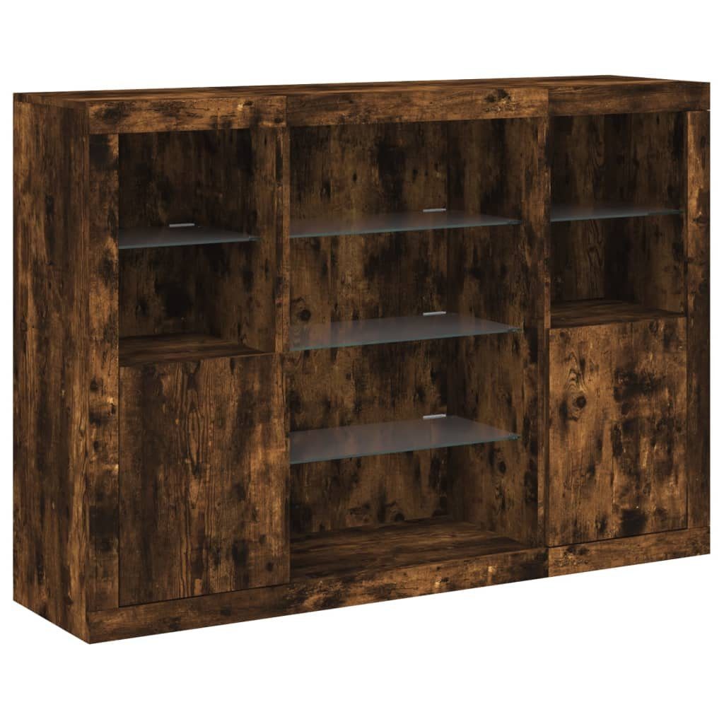 vidaXL Sideboard Sideboards mit LED-Leuchten 3 günstig online kaufen