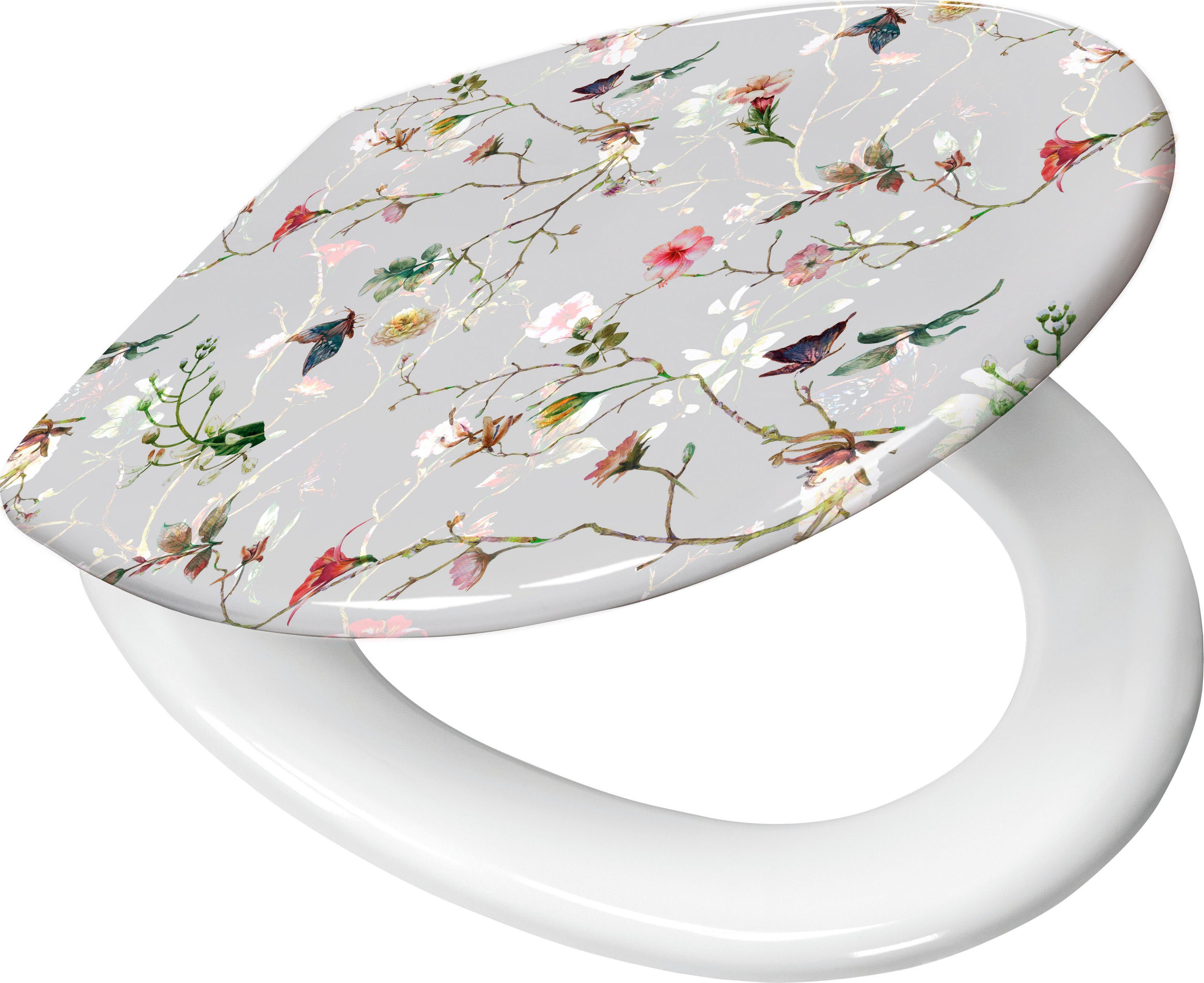 Kleine Wolke WC-Sitz Flores, mit Absenkautomatik günstig online kaufen