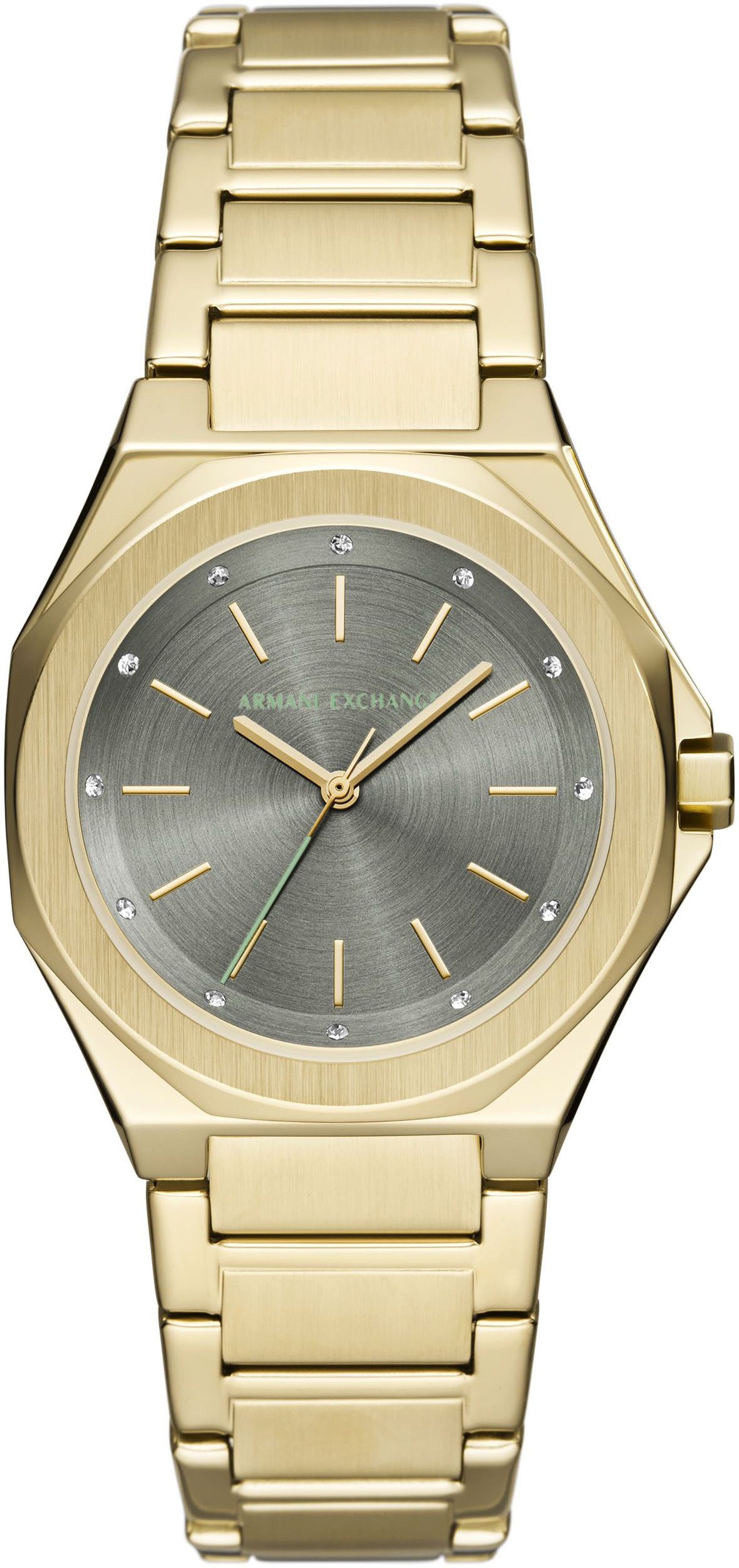 ARMANI EXCHANGE Quarzuhr AX4614, Armbanduhr, Damenuhr, Edelstahlarmband, an günstig online kaufen