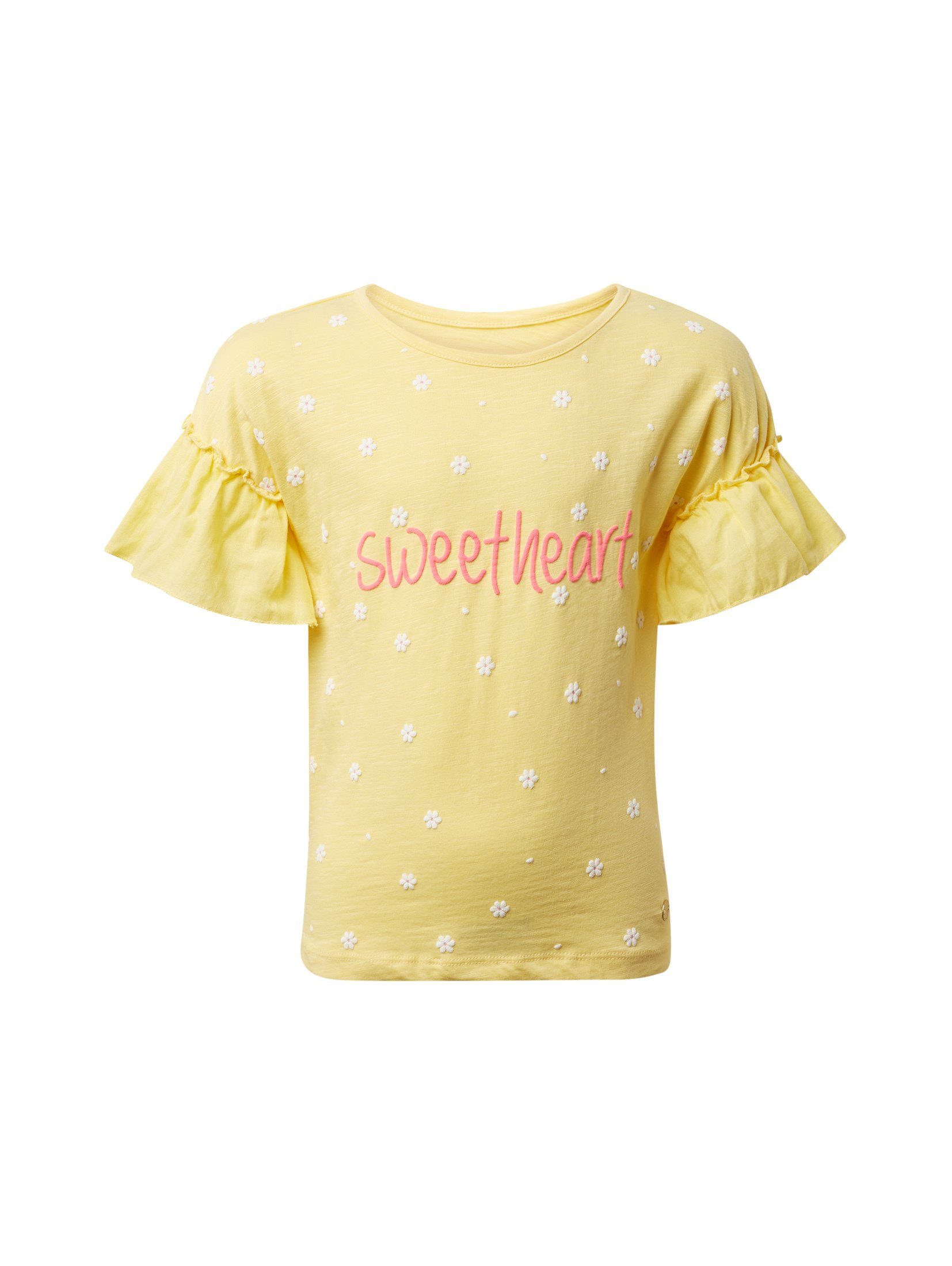 TOM TAILOR Kurzarmshirt »Gemustertes T Shirt mit Volant« online kaufen | OTTO TOM TAILOR Kurzarmshirt »Gemustertes T Shirt mit Volant« online kaufen | OTTO