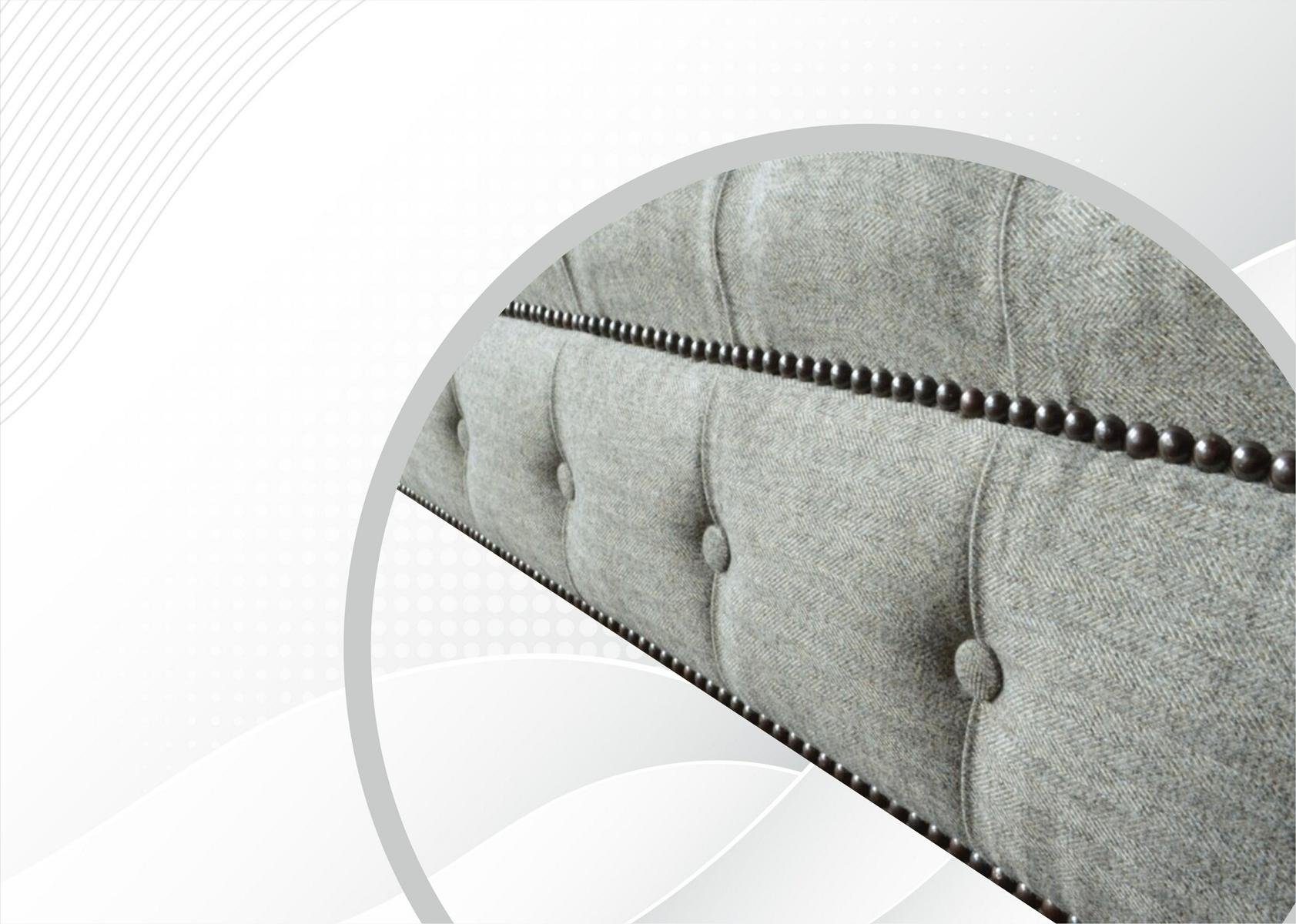 JVmoebel Sofa cm 3 225 Couch Sofa Design Chesterfield-Sofa, Sitzer Chesterfield