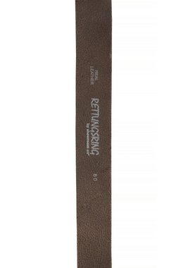RETTUNGSRING by showroom 019° Ledergürtel mit austauschbarer Schließe »Vollmond Silber«