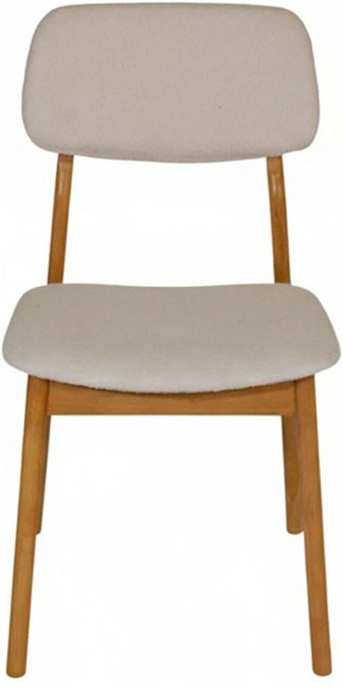 Jahnke Esszimmerstuhl JOY SIT DUO (Set), Esszimmerstuhl (2er Set), Massivholz, Boucle-Stoff,bis 110kg belastbar