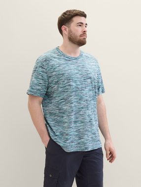 TOM TAILOR PLUS T-Shirt Plus - T-Shirt mit mehrfarbigem Muster