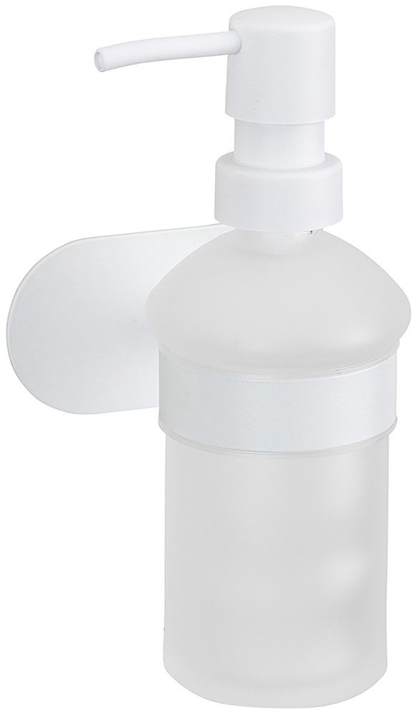 WENKO Seifenspender Turbo-Loc® Modell Orea, Befestigen ohne Bohren, Edelstahl-Halterung, 200 ml