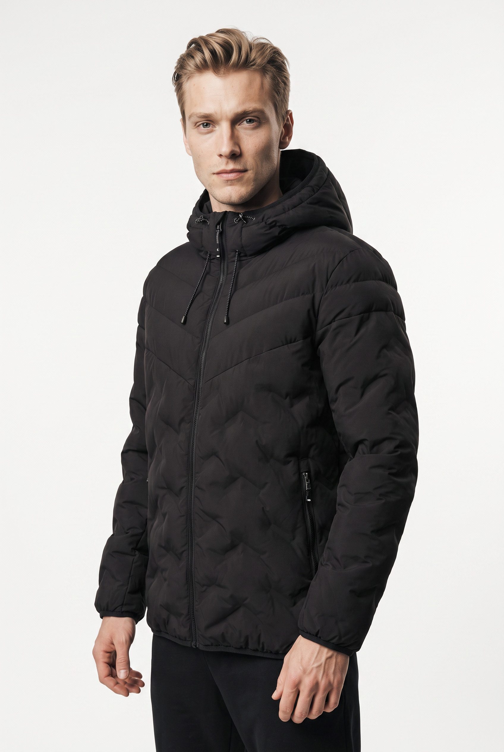 Killtec Steppjacke KOW 295 MN JCKT mit regulierbarer Kapuze, winddicht, wasserabweisend