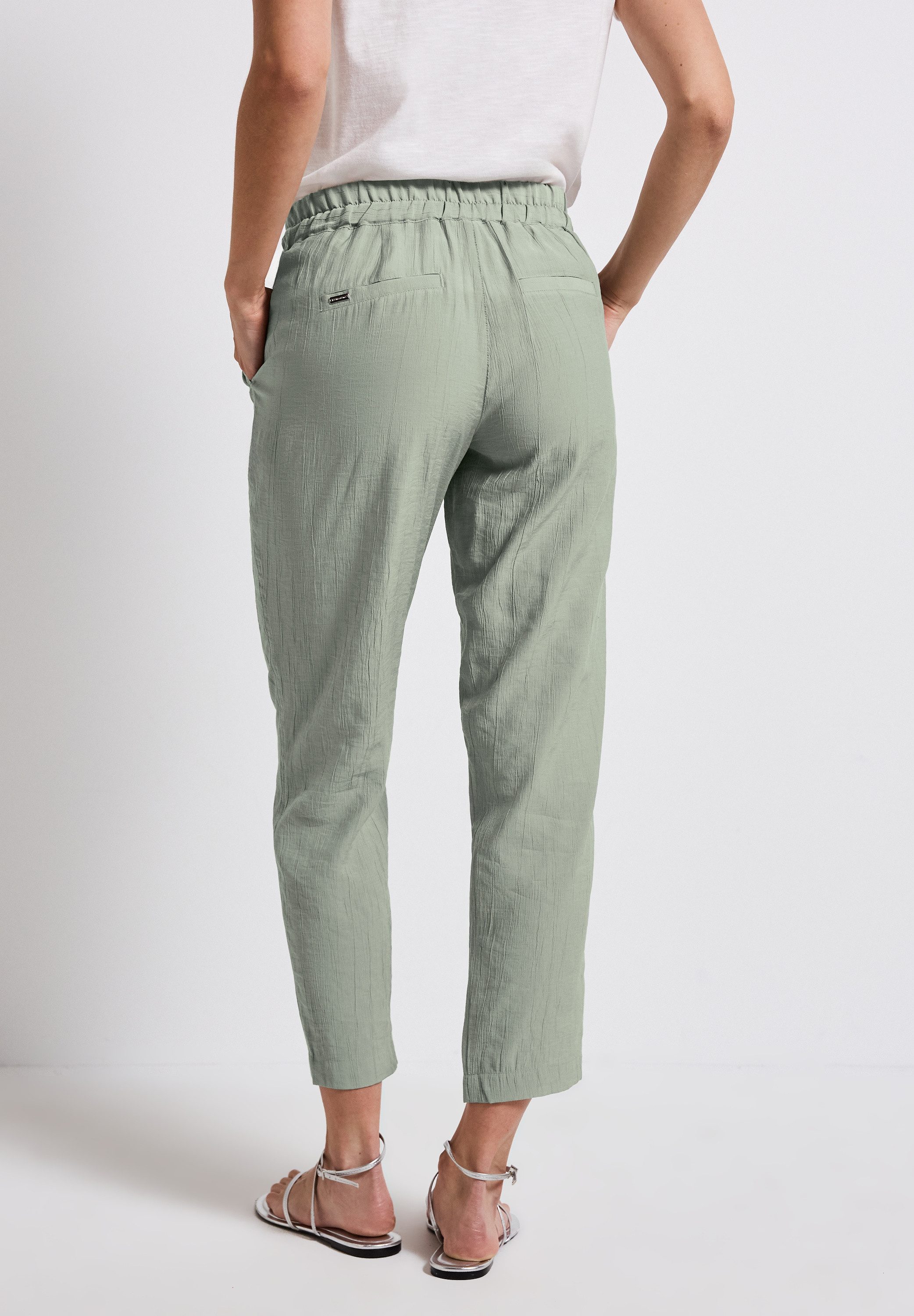STREET ONE Röhrenhose, mit Elastikbund günstig online kaufen