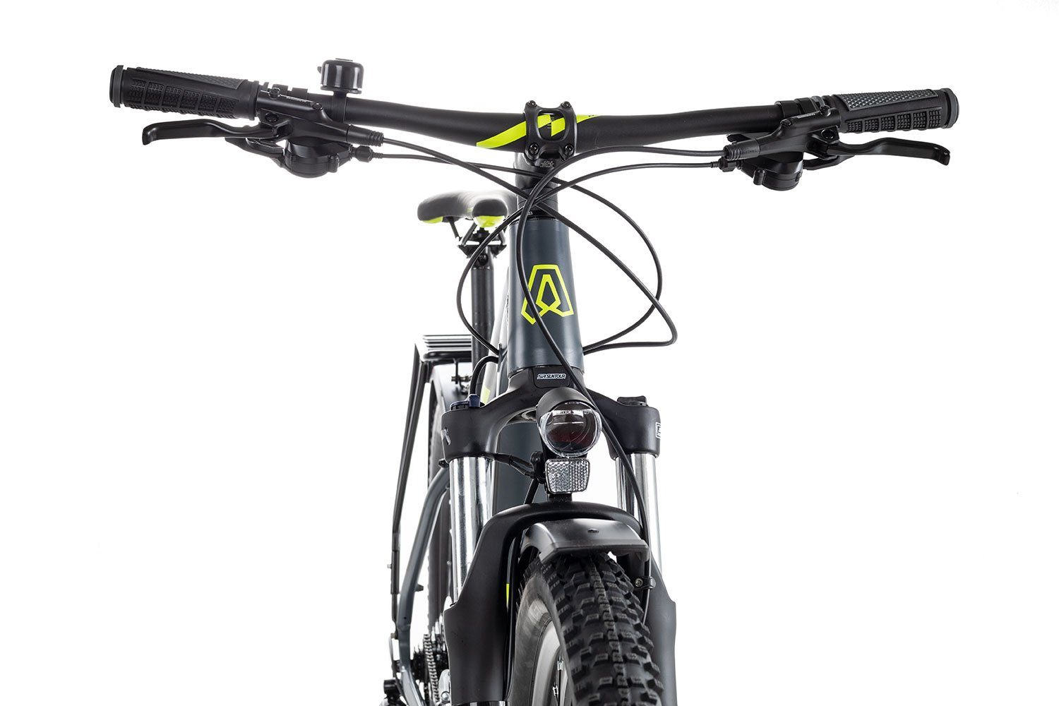 Axess Mountainbike SANDEE DX 2022, RD-M360-8 Schaltwerk, Kettenschaltung, MTB-Hardtail Gang 24 schwarz/grau Acera Shimano