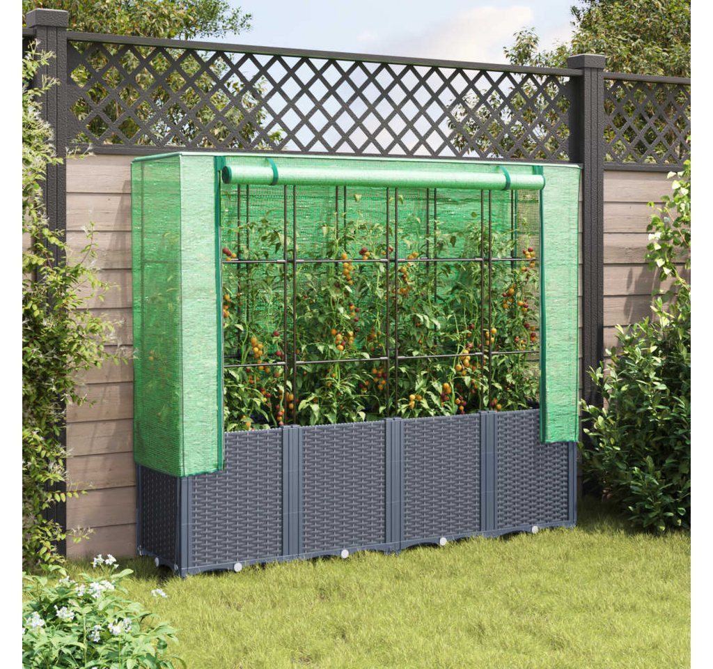 vidaXL Hochbeet, Hochbeet mit Gewächsha... vidaXL Hochbeet, Hochbeet mit Gewächsha...
