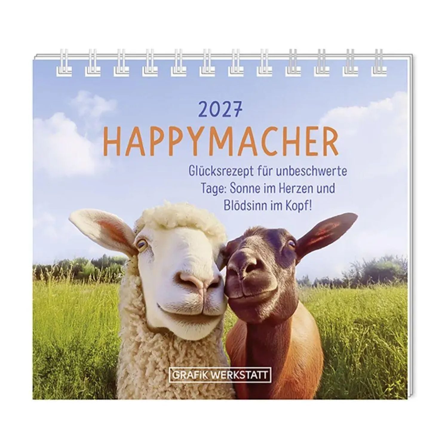 Grafik Werkstatt Wandkalender Mini-Kalender 2027 Happymacher
