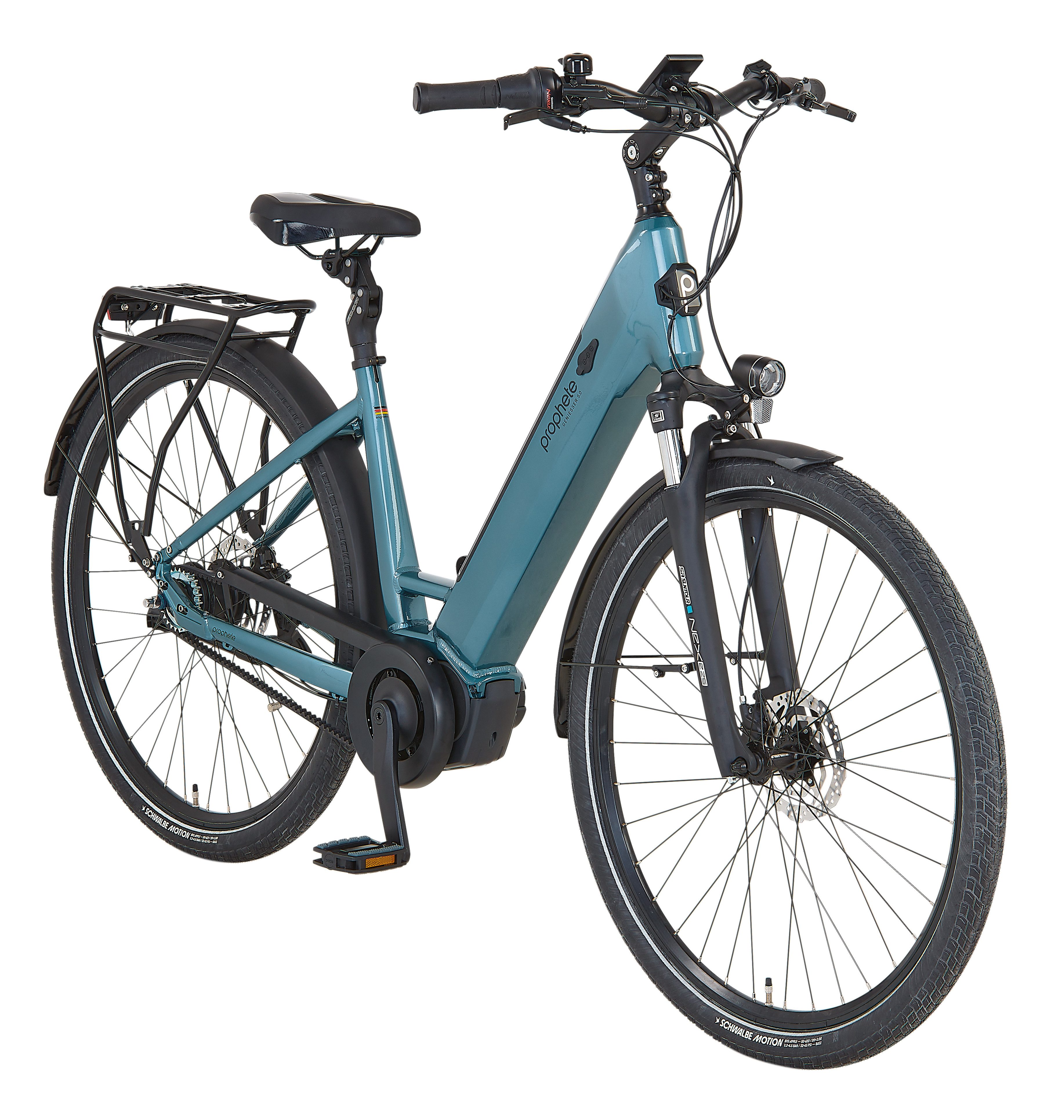 Prophete E-Bike Cityrad Geniesser 5.0, 7 Gang Shimano Nexus Schaltwerk, Nabenschaltung, Mittelmotor, 540 Wh