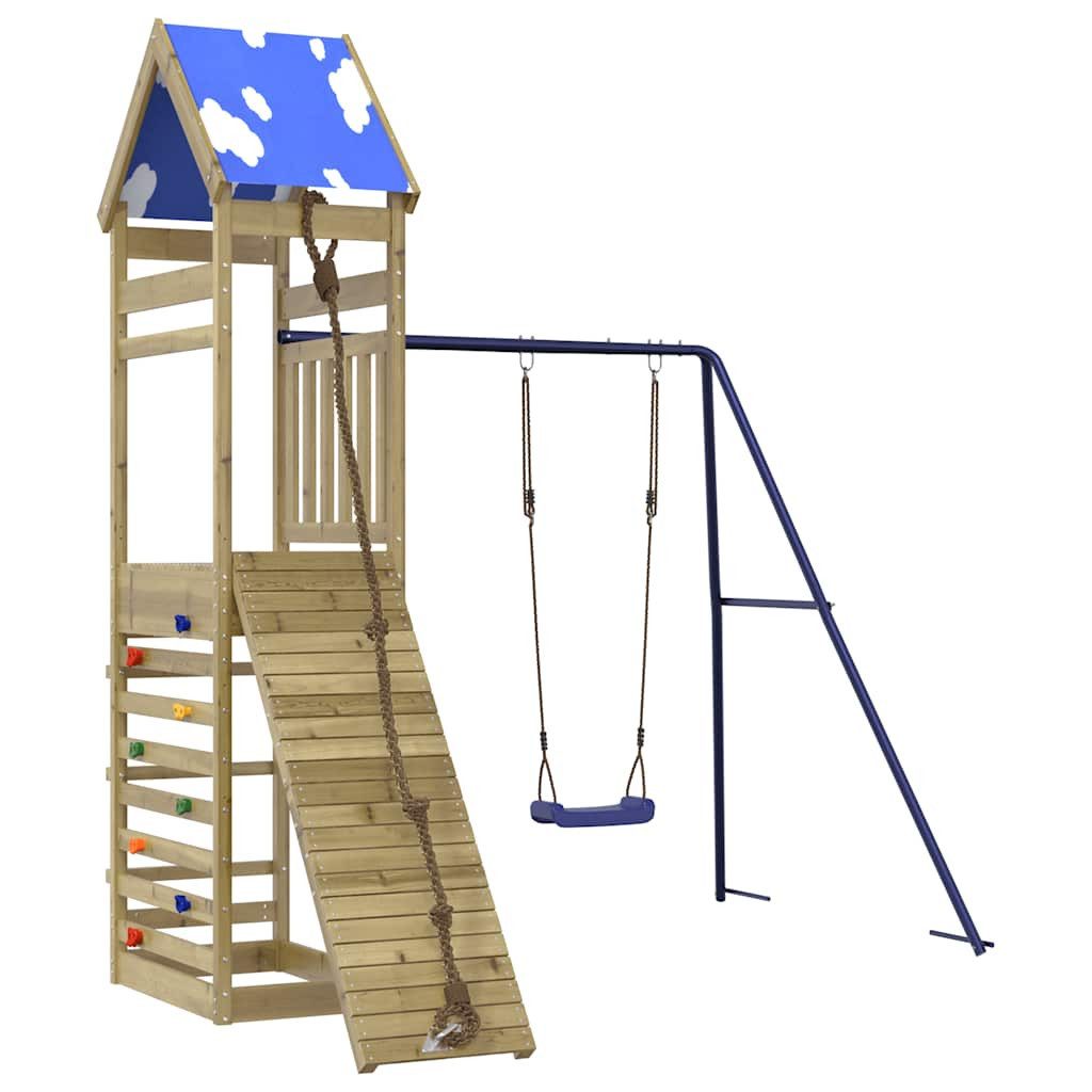 vidaXL Spielturm Spielturm Imprägniertes Kiefernholz