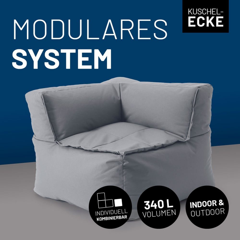 Lumaland Sitzsack In- & outdoor Sofa individuell kombinierbar mit dem Modul günstig online kaufen