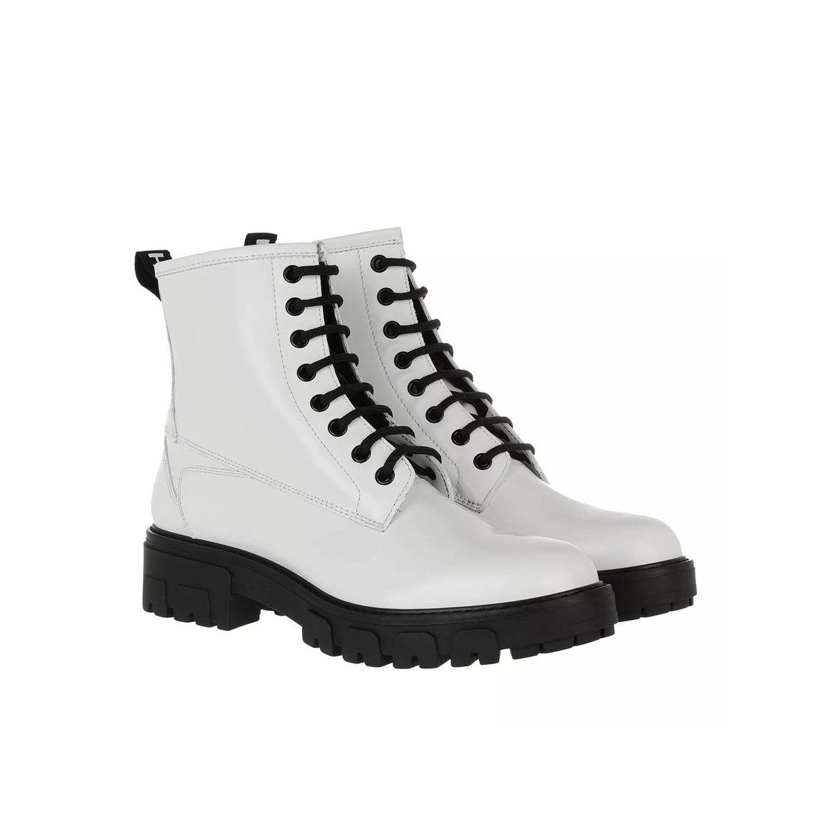 Stiefeletten für Damen in weiß Stiefelette