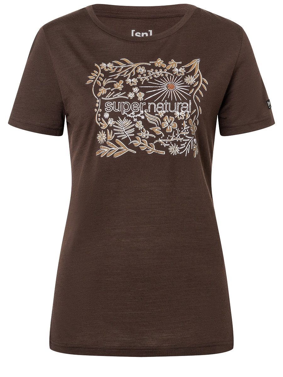 SUPER.NATURAL Print-Shirt für Damen, Merino SN günstig online kaufen
