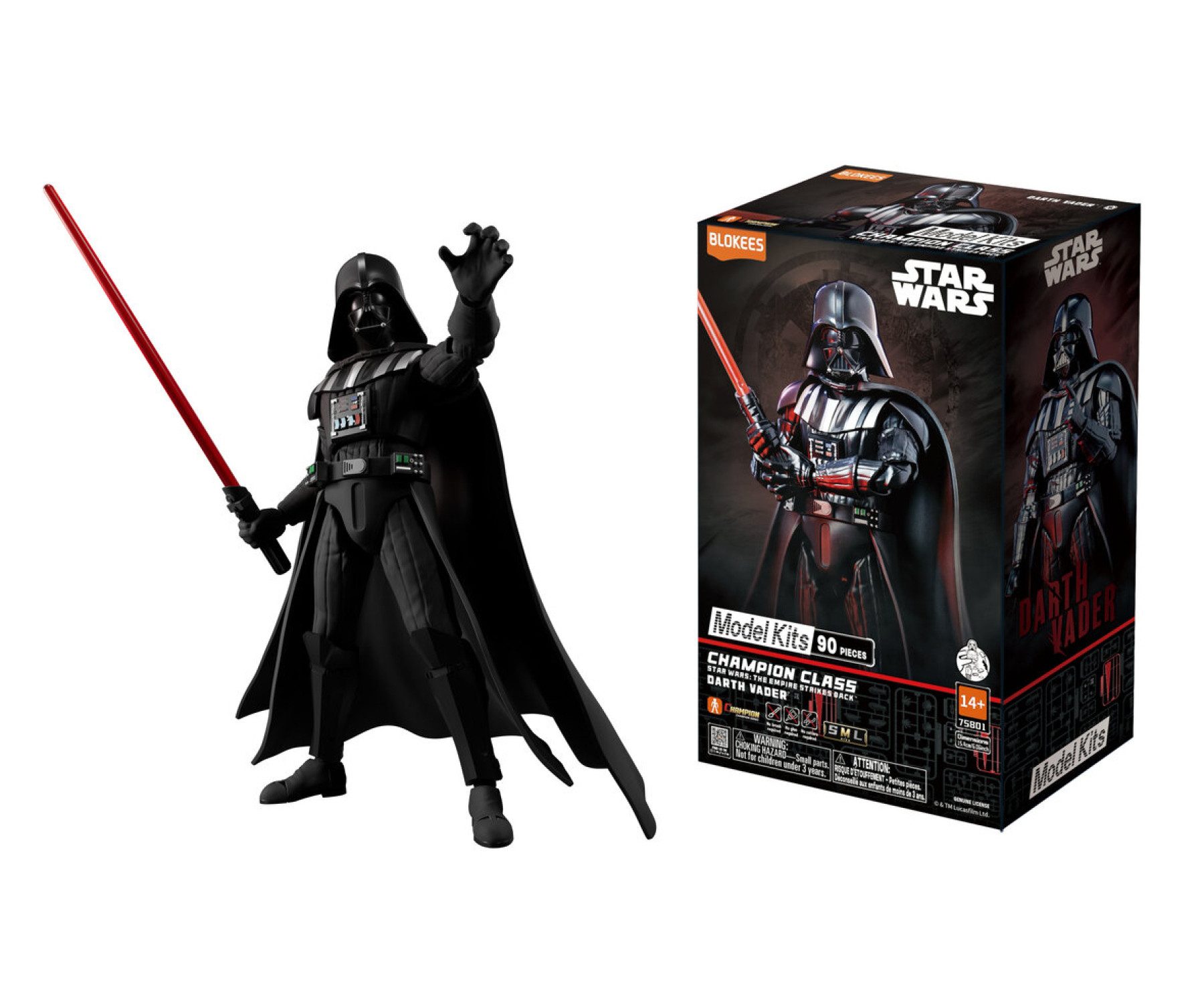 Dickie Toys Modellbausatz Star Wars Darth Vader, (90-tlg)