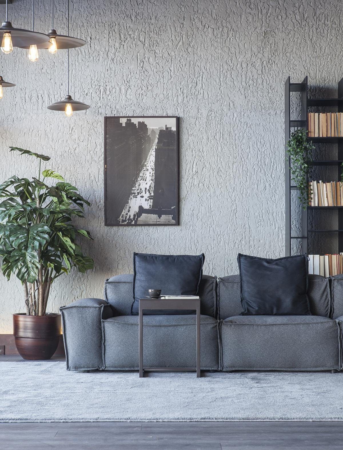 Couchen Sofas Couch Big JVmoebel Stoffsofa Sofa 4-Sitzer Teile, in Textil, 1 Made Europa Gemütliche 300cm