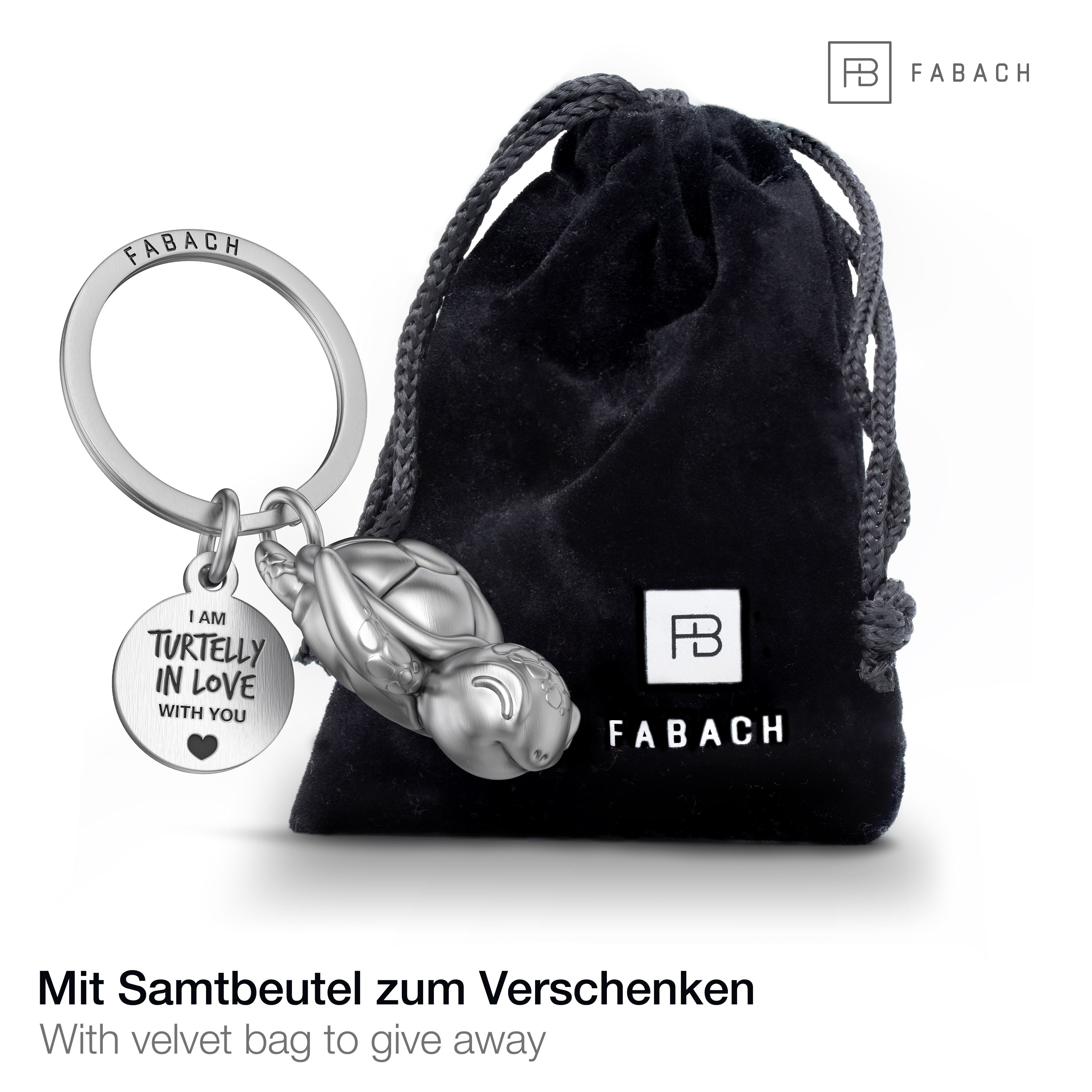 FABACH Schlüsselanhänger Schildkröte Snappy mit Gravur - Turtelly in Love - günstig online kaufen