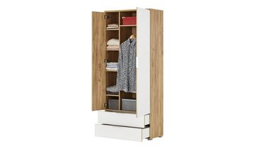 möbelando Garderobenschrank Telde 84 x 196 x 40 cm (B/H/T)