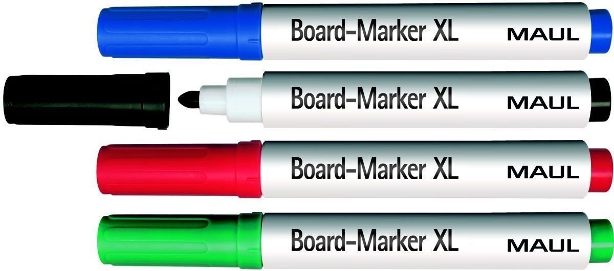 MAUL Whiteboard Marker Boardmarker-Set XL 4 Stück sortiert