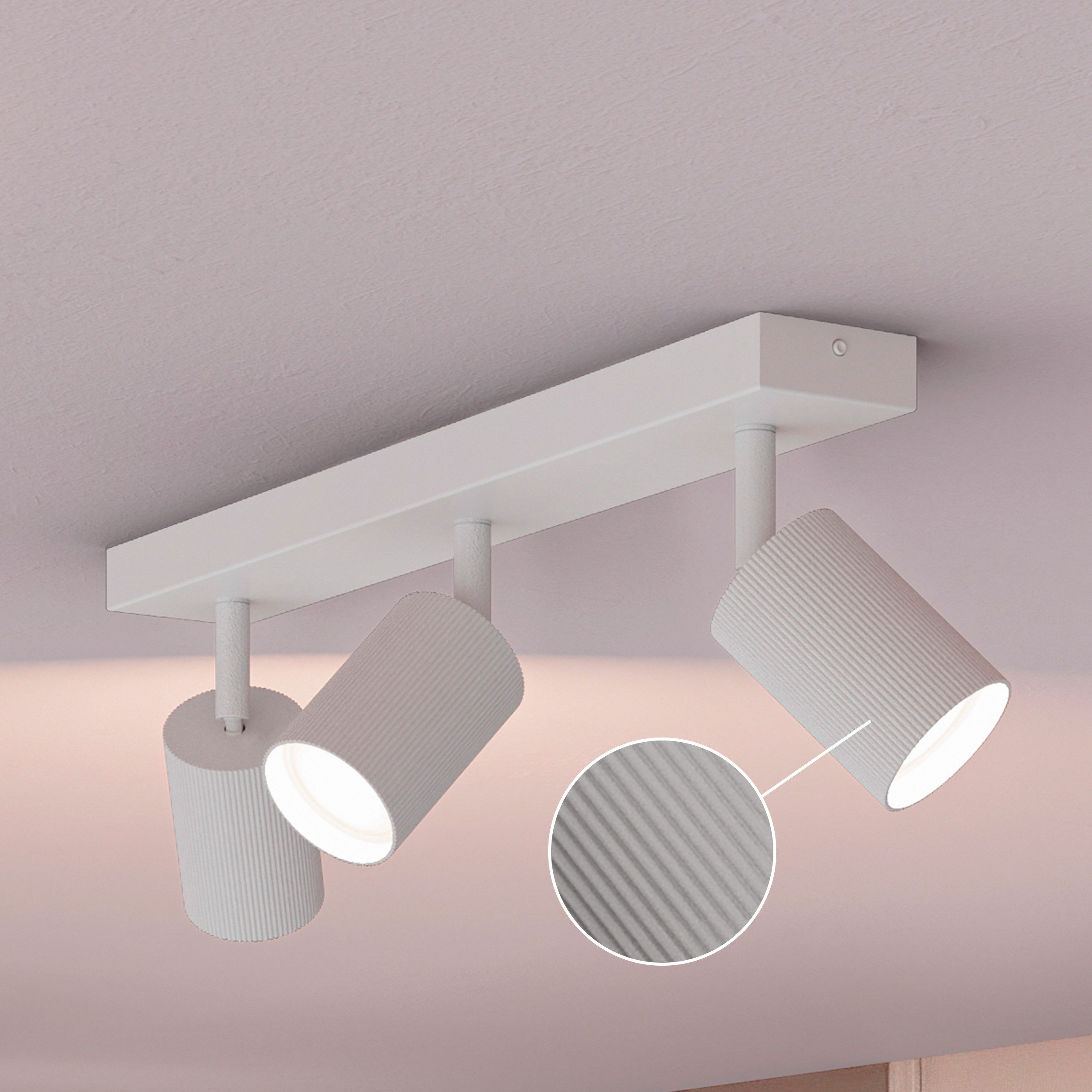 Philips Deckenspot Wyatt LED, Aluminium, exklusive GU10, ohne Leuchtmittel, Wand- & Deckenmontage, schwenkbar
