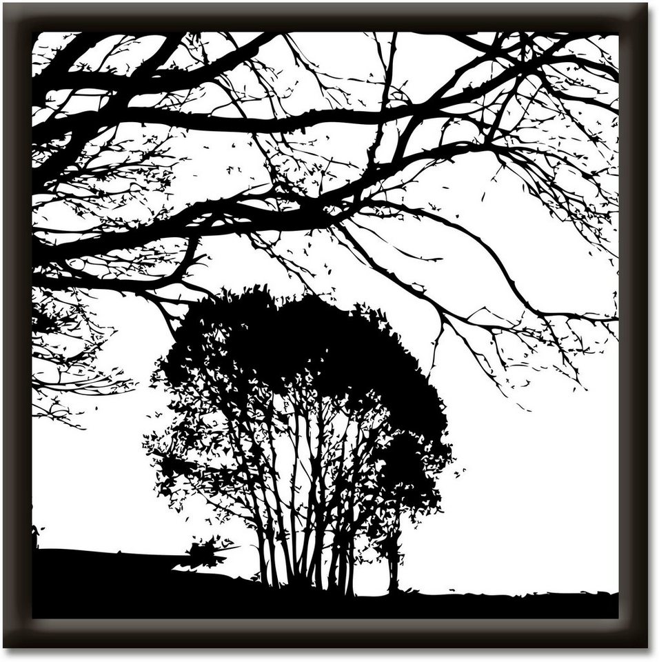 Artland Wandbild Landschaft, Bäume (1 St)