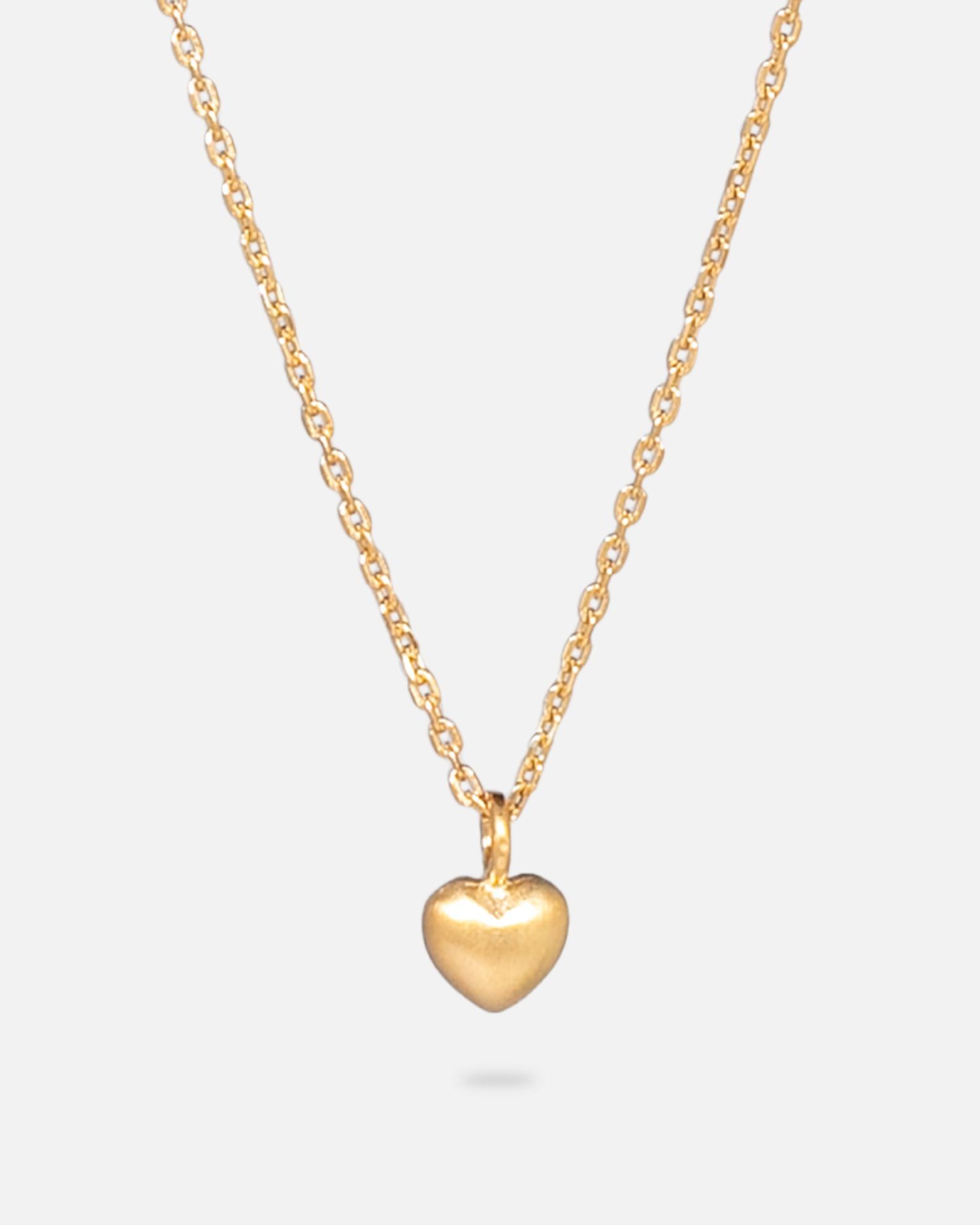 Corydon vergoldet 40-45 cm, Damen Silber Halskette 925, Karat Pernille 18 Herzkette Love