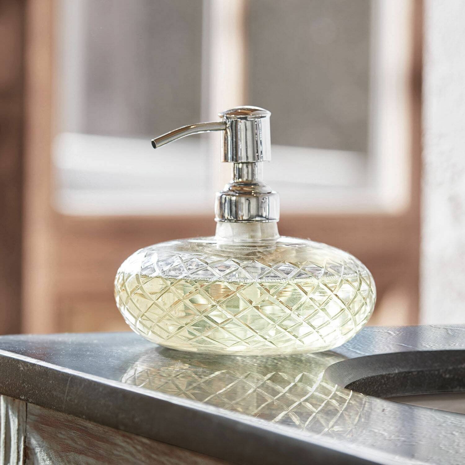 Mirabeau Badorganizer Seifenspender Cullen antiksilber/klar (kein Set, kein günstig online kaufen