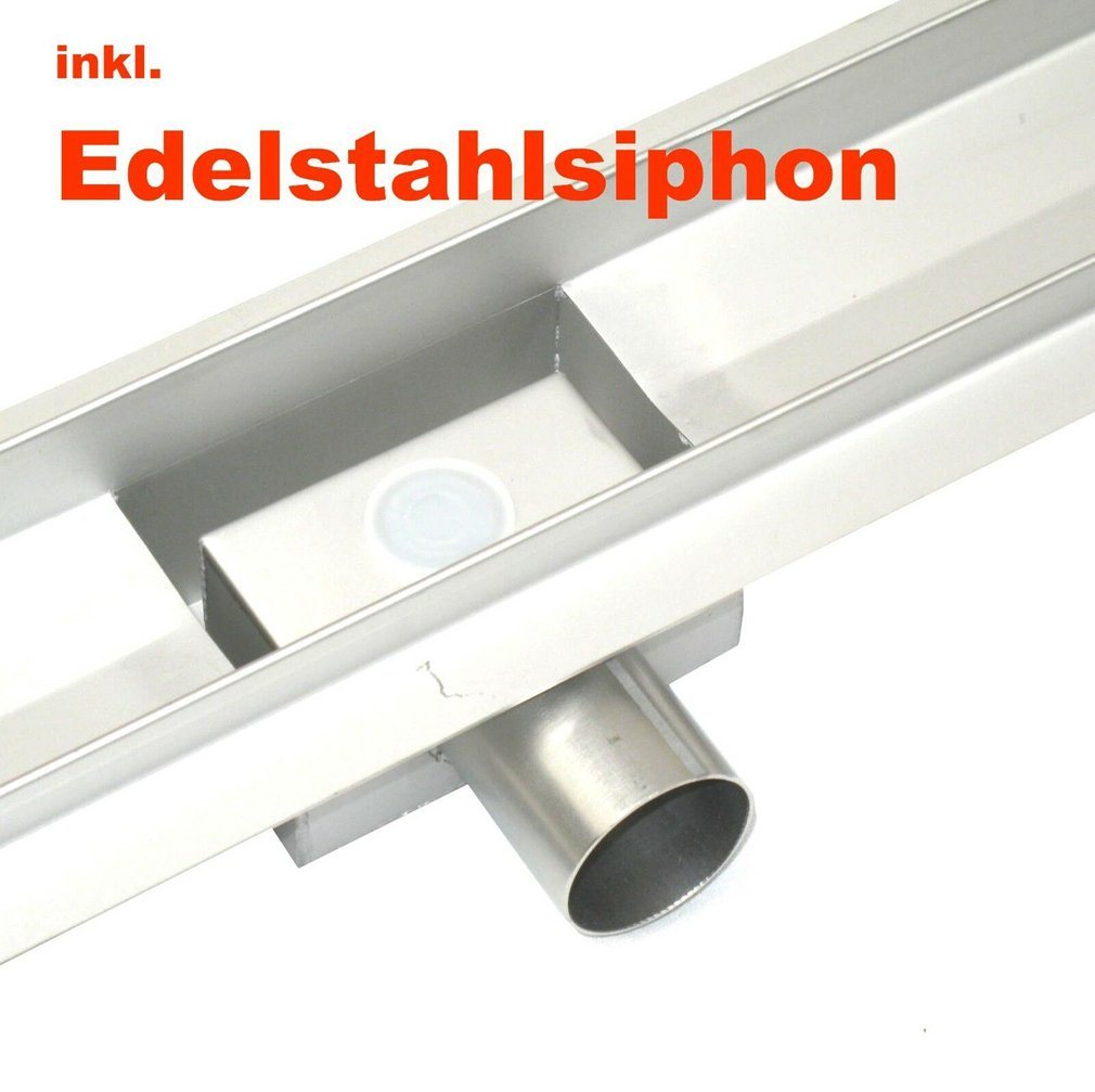 Thumbnail - Apex Duschrinne befliesbare Duschrinne Flach Duschablauf Badablauf T3AT 900mm
