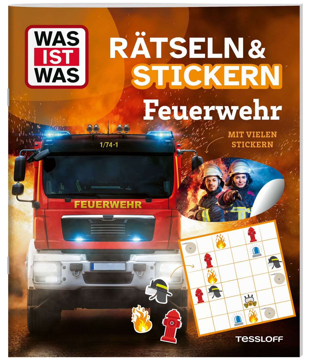 WAS IST WAS Rätseln und Stickern: Feuerwehr / diverse