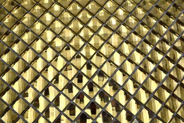 Mosani Glas Wandfliese Glasmosaik Crystal Mosaikfliesen / 10 Mosaikmatten, Gold