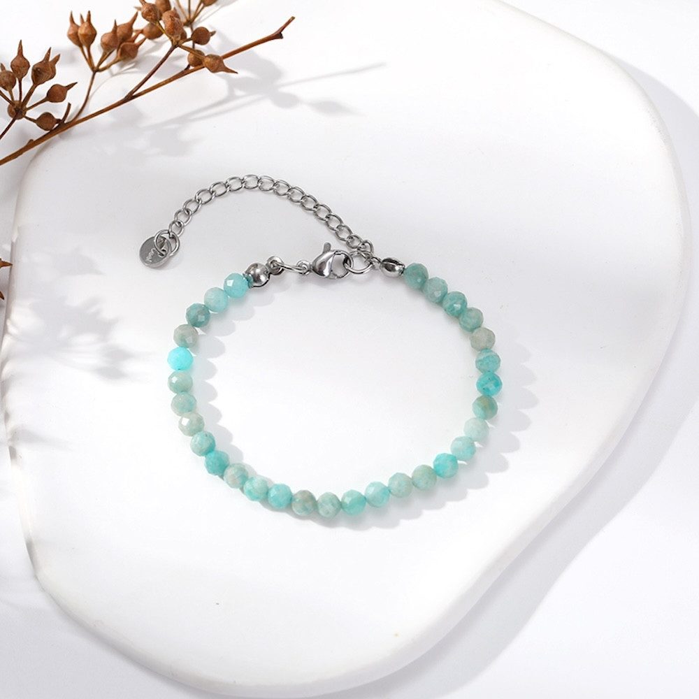 Kim Johanson Fußkette Naturstein Perlenfußkette (1-tlg), günstig online kaufen