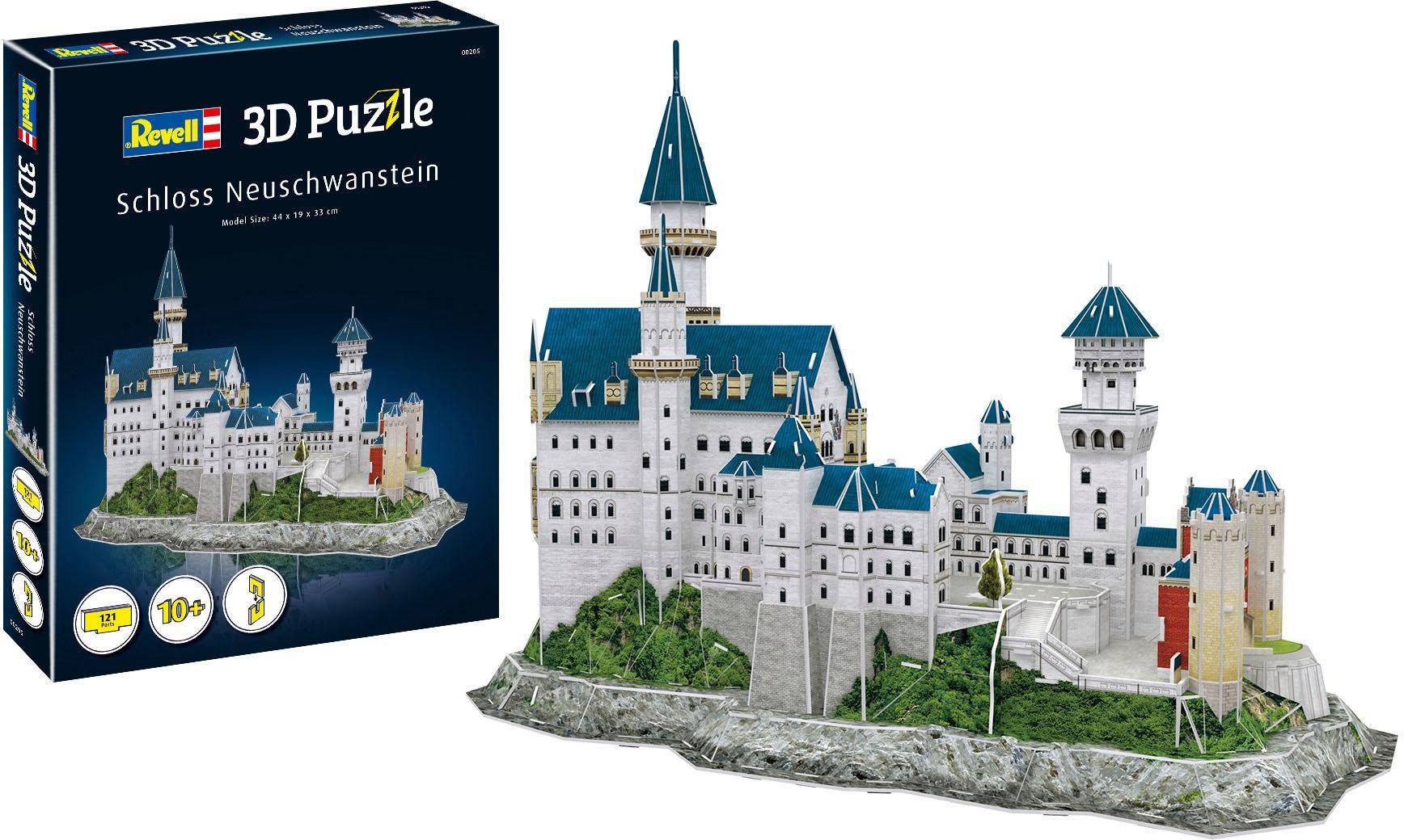 Revell® 3D-Puzzle Schloss Neuschwanstein, 121 Puzzleteile