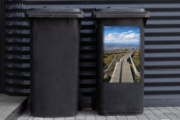 MuchoWow Wandsticker Treppe - Berg - Australien (1 St), Mülleimer-aufkleber, Mülltonne, Sticker, Container, Abfalbehälter